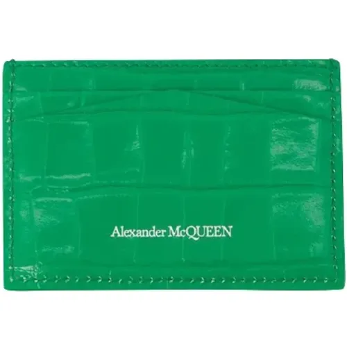 Leather wallets , female, Sizes: ONE SIZE - alexander mcqueen - Modalova