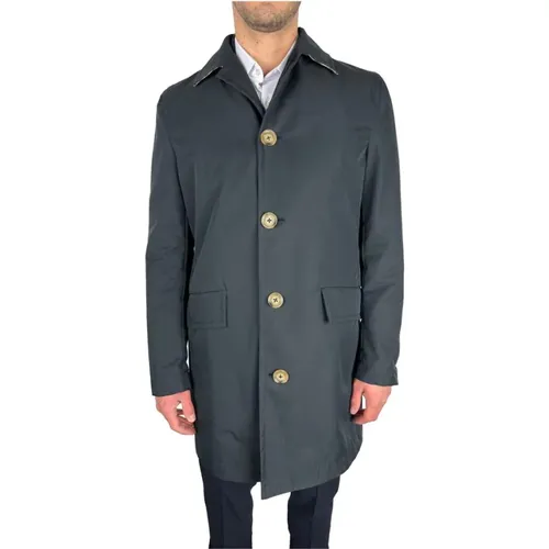 Zeitloser marineblauer Trenchcoat für eleganten Stil - Aquascutum - Modalova