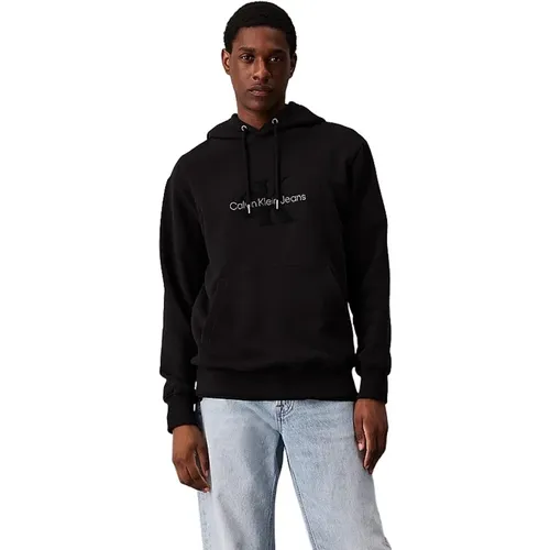 Herren Rundhals-Sweatshirt mit Monogramm - Calvin Klein Jeans - Modalova