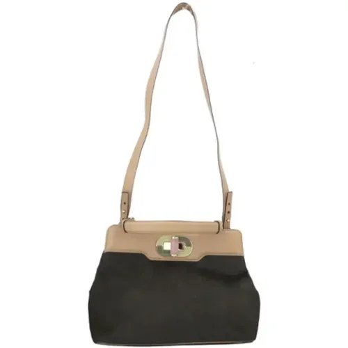 Pre-owned Suede shoulder-bags , female, Sizes: ONE SIZE - Bvlgari Vintage - Modalova