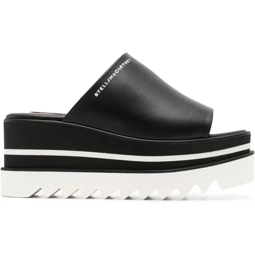 Platform Slip-On Sandals , female, Sizes: 5 1/2 UK, 6 UK, 3 1/2 UK, 2 1/2 UK, 4 UK, 3 UK, 5 UK - Stella Mccartney - Modalova