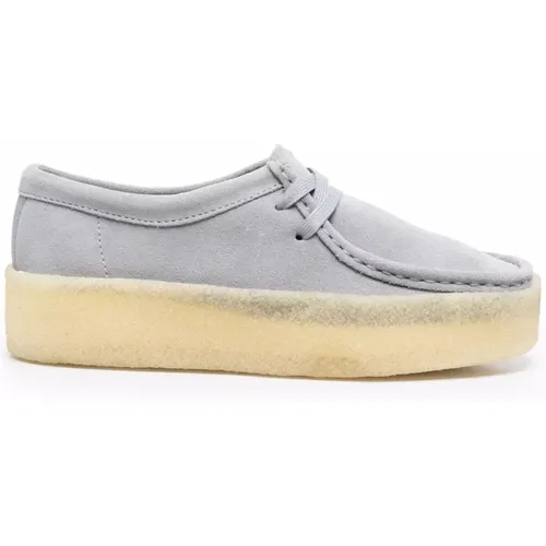 Grey Wallabe Cup Womens Loafer , female, Sizes: 3 UK, 6 UK, 5 UK, 4 UK - Clarks - Modalova