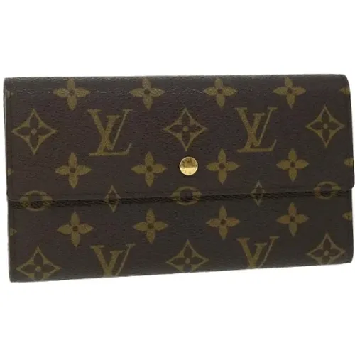 Pre-owned Canvas wallets , female, Sizes: ONE SIZE - Louis Vuitton Vintage - Modalova