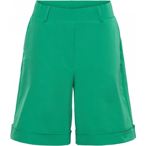 Grüne Reise Bermuda Shorts , Damen, Größe: 2XL - &Co Woman - Modalova