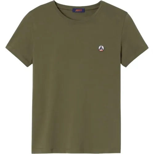 Bio-Baumwoll-Basic-T-Shirt - Grün - JOTT - Modalova