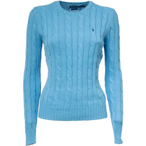 Cozy and Stylish Round Neck Sweater , female, Sizes: L, XL - Polo Ralph Lauren - Modalova