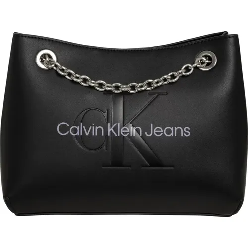 Schultertasche , Damen, Größe: ONE Size - Calvin Klein Jeans - Modalova