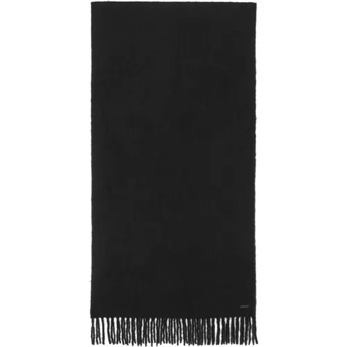 Fringed Scarf with Ring-Bound Design , female, Sizes: ONE SIZE - Saint Laurent - Modalova