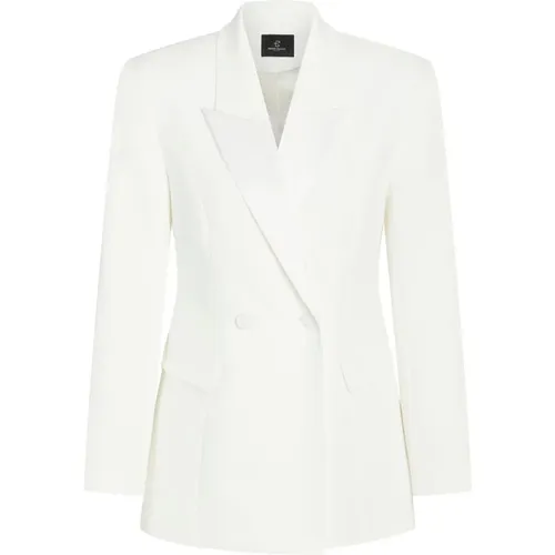 Eleganter Schneeweißer Blazer , Damen, Größe: M - Bruuns Bazaar - Modalova