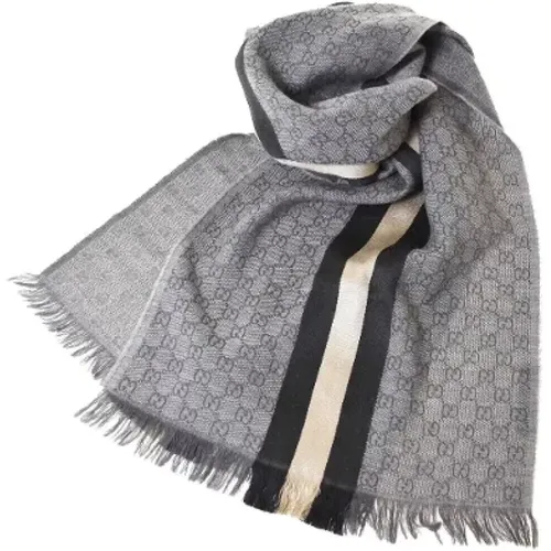 Pre-owned Wool scarves , female, Sizes: ONE SIZE - Gucci Vintage - Modalova