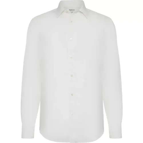 Casual Shirts,Freizeithemd,Regular Fit Tencel Leinenhemd - Boggi Milano - Modalova