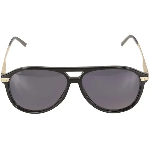 And Gold Sunglasses, Elevate Your Style , unisex, Sizes: 60 MM - Cartier - Modalova