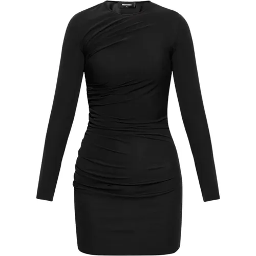 Long Sleeve Mini Dress , female, Sizes: XS, S, L - Dsquared2 - Modalova