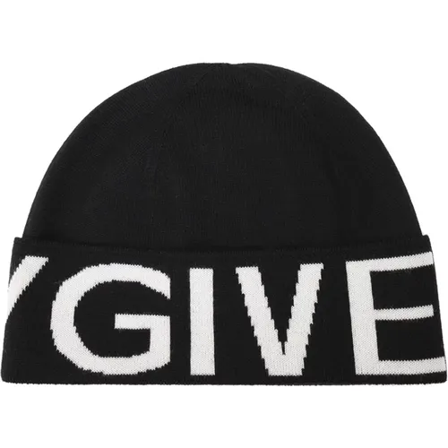 Wollmütze mit Logo Givenchy - Givenchy - Modalova