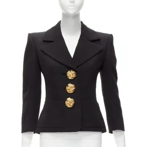 Pre-owned Wool outerwear , female, Sizes: XS - Saint Laurent Vintage - Modalova
