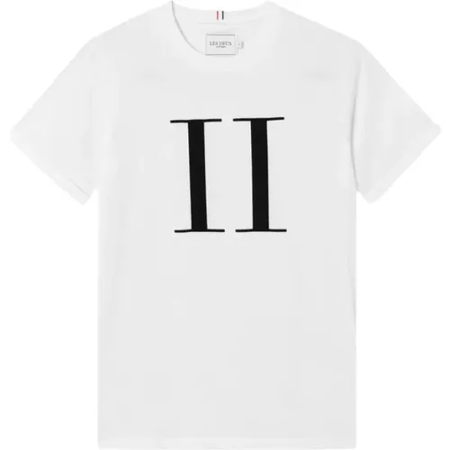 Encore Logo Cotton Slim Fit T-shirt , male, Sizes: XL - Les Deux - Modalova