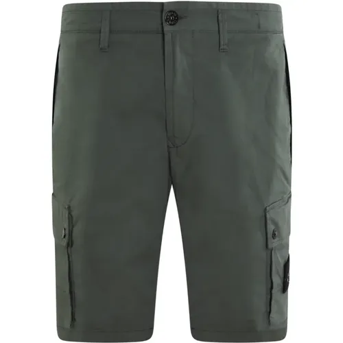 Herren Bermuda Shorts , Herren, Größe: W33 - Stone Island - Modalova