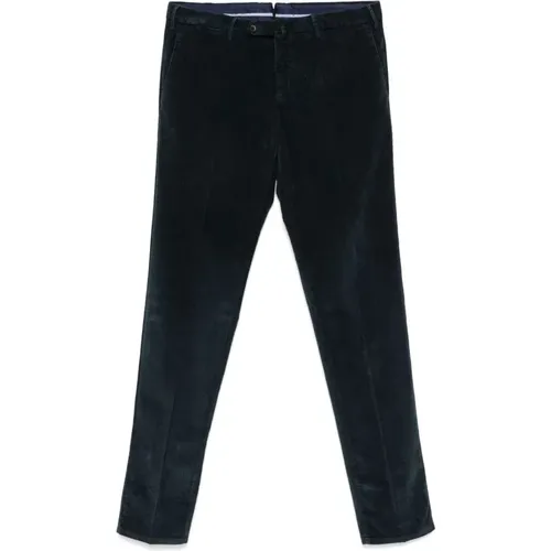 Corduroy pants with pockets and elastane , male, Sizes: L, XL, M, 2XL - PT Torino - Modalova