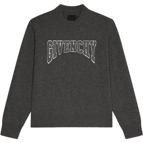 Round Neck Sweater , male, Sizes: L - Givenchy - Modalova