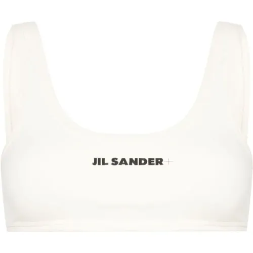 Logo Print Bikini Top - Sea Clothing , female, Sizes: L - Jil Sander - Modalova