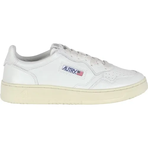 Medalist Low Top Sneakers , female, Sizes: 3 UK, 5 UK, 4 UK - Autry - Modalova