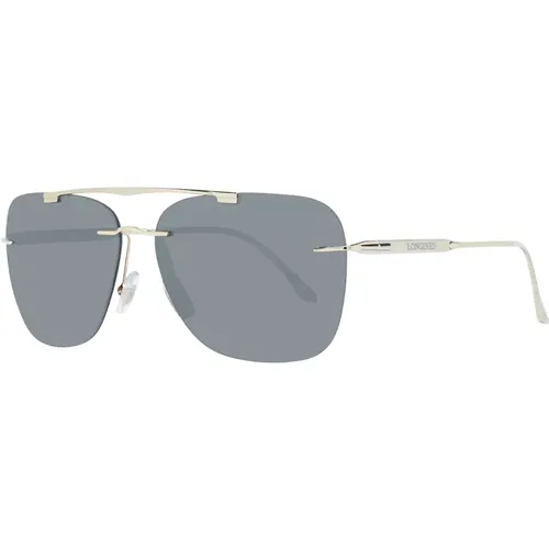 Goldene Aviator Sonnenbrille für Männer - Longines - Modalova