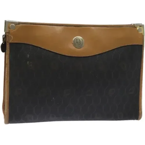 Pre-owned Leather clutches , female, Sizes: ONE SIZE - Dior Vintage - Modalova