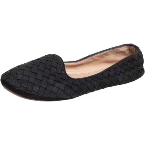 Pre-owned Suede flats , female, Sizes: 4 UK - Bottega Veneta Vintage - Modalova