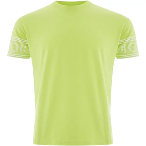 Gelbes Baumwoll-T-Shirt mit Kontrastierendem Logo - Kenzo - Modalova