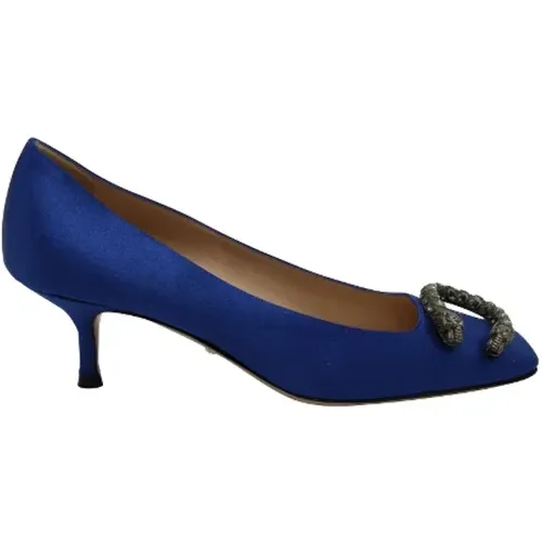 Pre-owned Satin heels , female, Sizes: 4 UK - Gucci Vintage - Modalova
