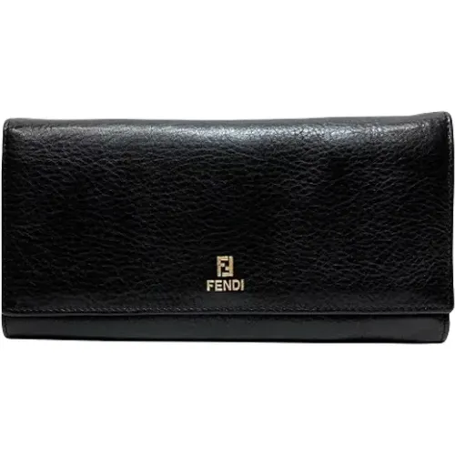 Pre-owned Leather wallets , female, Sizes: ONE SIZE - Fendi Vintage - Modalova