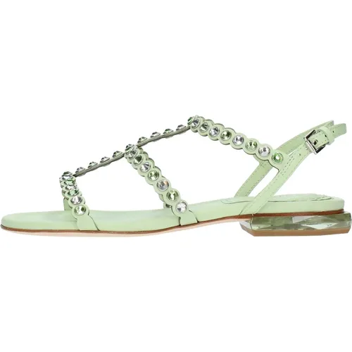 Sandalen Grün , Damen, Größe: 36 EU - Ash - Modalova