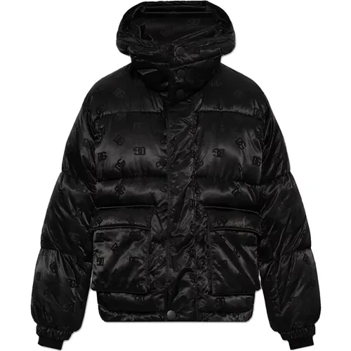 Oversize Puffer Jacket for Men , male, Sizes: M - Dolce & Gabbana - Modalova