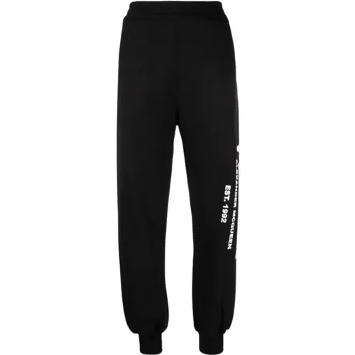 Graffiti Logo Jogger Hose - alexander mcqueen - Modalova