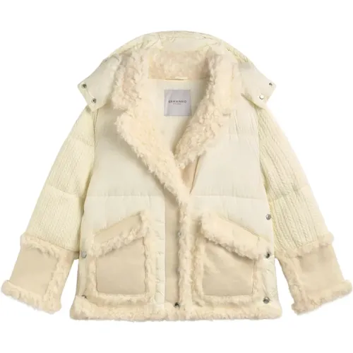 Eco-Sheepskin Steppjacke - Ermanno Scervino - Modalova