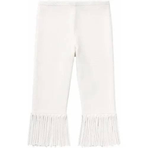 Knit Fringe Bike Shorts , female, Sizes: S, XS - Proenza Schouler - Modalova