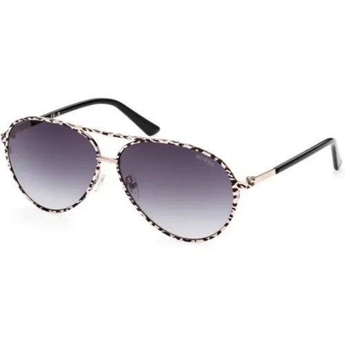 Pink Frame Sunglasses , male, Sizes: 60 MM - Guess - Modalova
