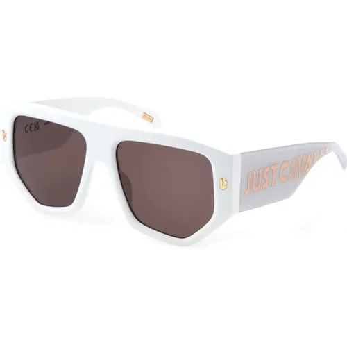 Stylish Sunglasses with Brown Lenses , unisex, Sizes: 58 MM - Just Cavalli - Modalova