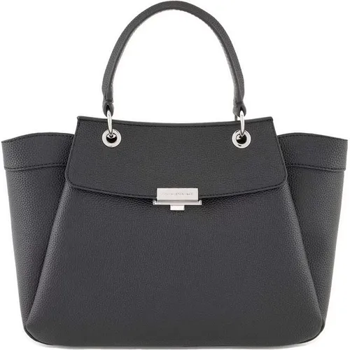 Elegante Schwarze Handtasche mit Abnehmbarem Riemen - Armani Exchange - Modalova