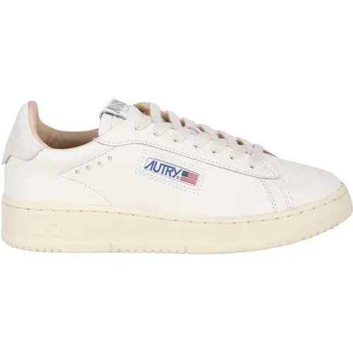 Leder-Sneakers mit Logopatch , Damen, Größe: 36 EU - Autry - Modalova