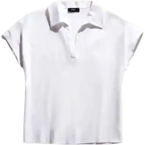 Weiße T-Shirts und Polos , Damen, Größe: XL - Fay - Modalova