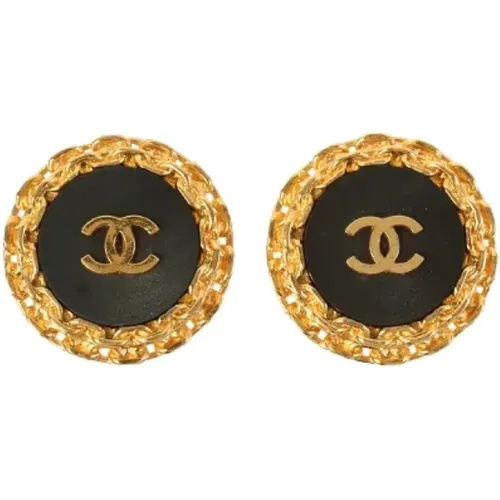 Pre-owned Metal earrings , female, Sizes: ONE SIZE - Chanel Vintage - Modalova