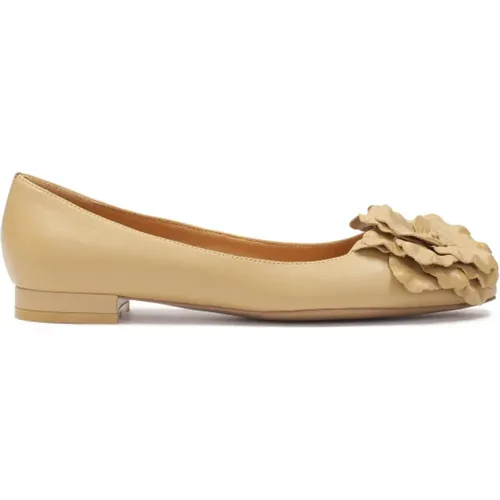 Beige flache Pumps mit Blume Kazar - Kazar - Modalova