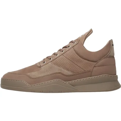 Niedriger Top Ghost Panel All Taupe , Herren, Größe: 44 EU - Filling Pieces - Modalova