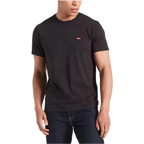 Levi's, Kurzarm Baumwoll T-Shirt , Herren, Größe: S - Levis - Modalova