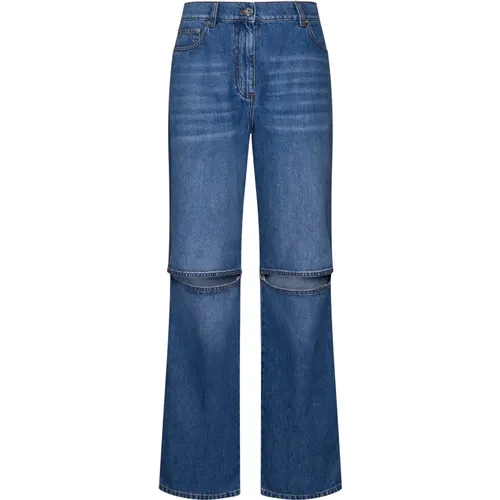 Cut Out Bootcut Jeans , female, Sizes: XS, S, 2XS - JW Anderson - Modalova