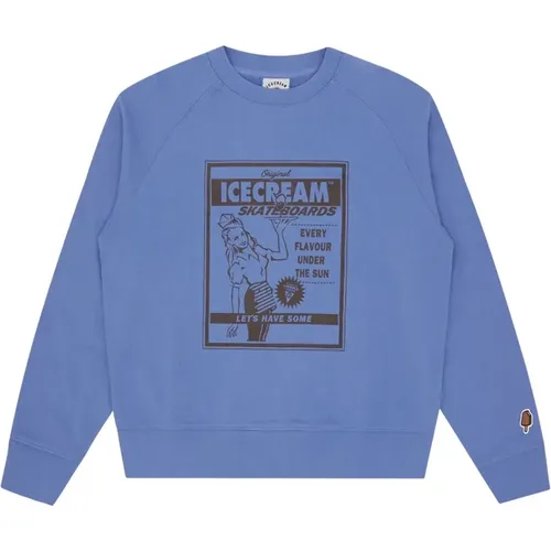 Fall '23 Magazine Graphic Sweatshirt , male, Sizes: M - Icecream - Modalova