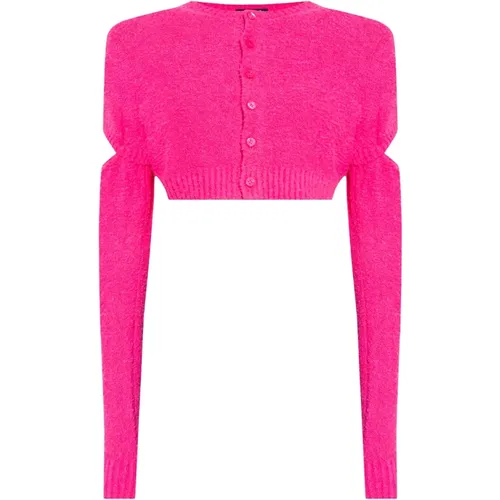 Gekürzter Cardigan , Damen, Größe: M - Undercover - Modalova