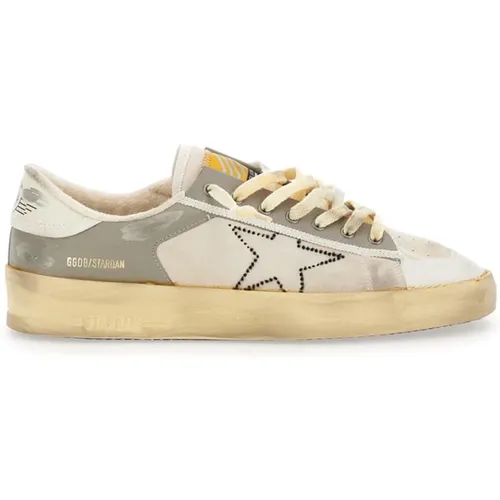 Sneakers with Embroidered Star , male, Sizes: 9 UK, 11 UK, 10 UK, 8 UK - Golden Goose - Modalova