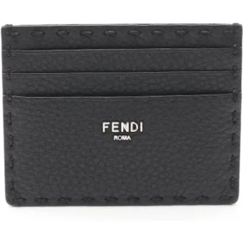 Pre-owned Leather wallets , male, Sizes: ONE SIZE - Fendi Vintage - Modalova